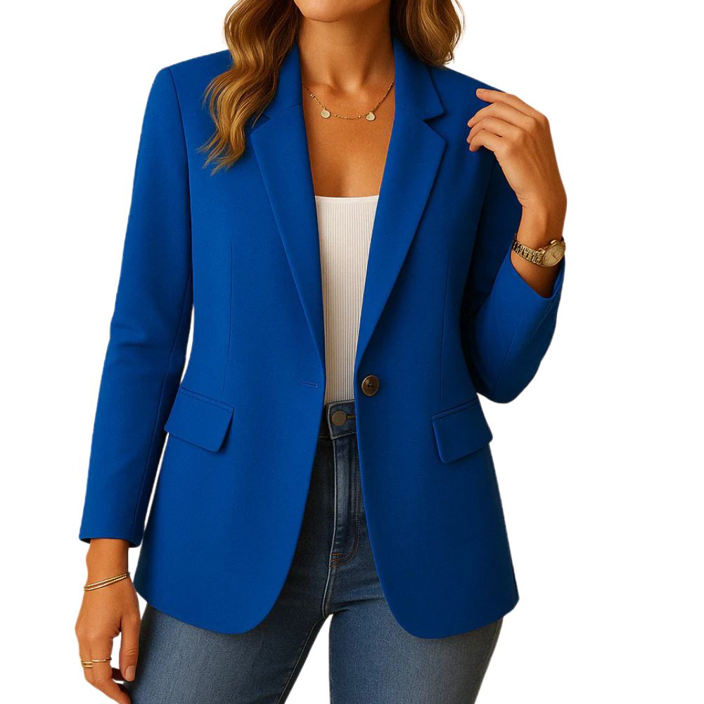 Clara | Blazer extensible à un bouton et col cranté