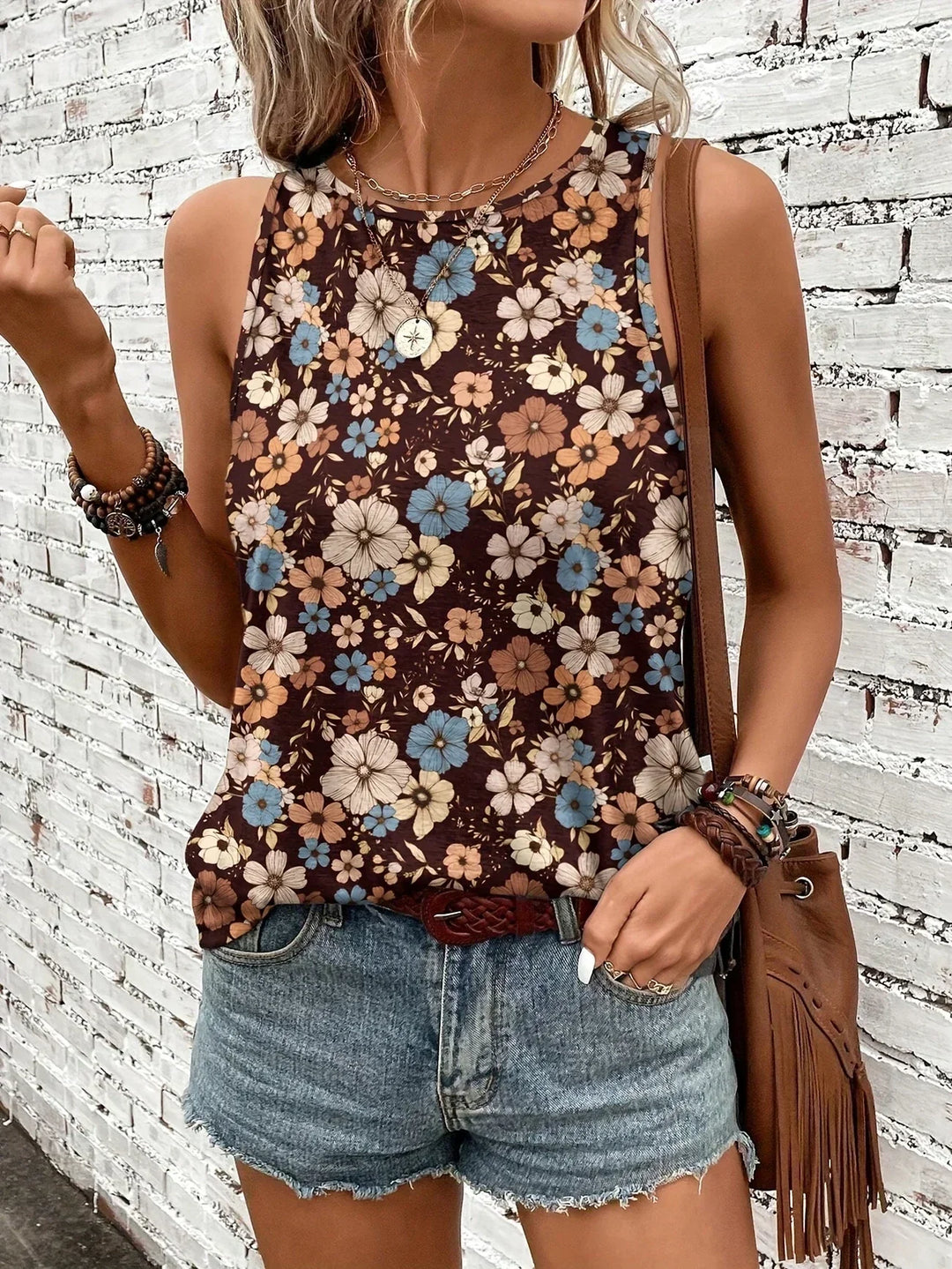 REYA | HAUT FLORAL D'ÉTÉ CONFORTABLE