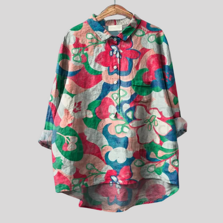INDRA | BLOUSE FLEURIE VINTAGE