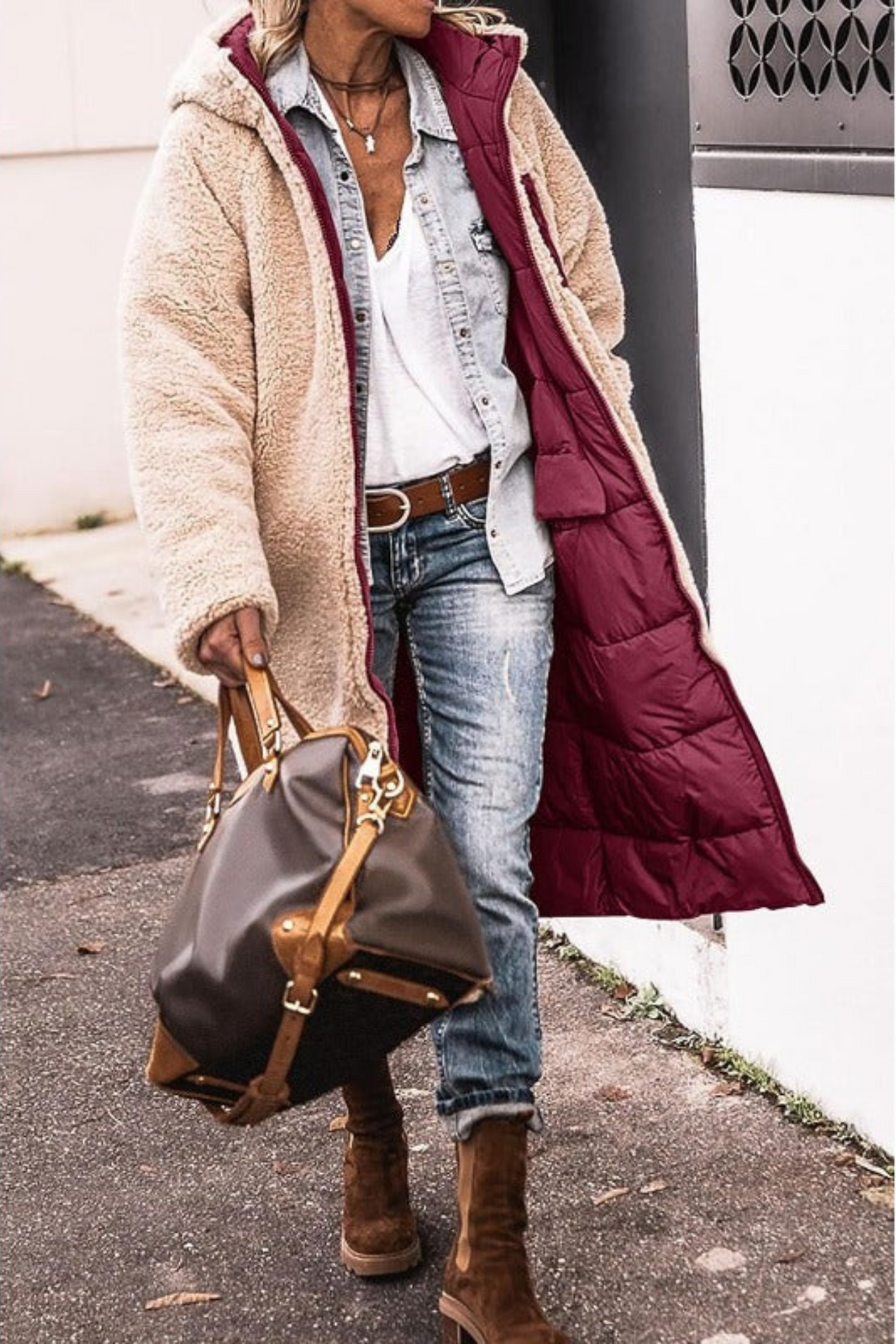 Laluna - Manteau réversible polyvalent