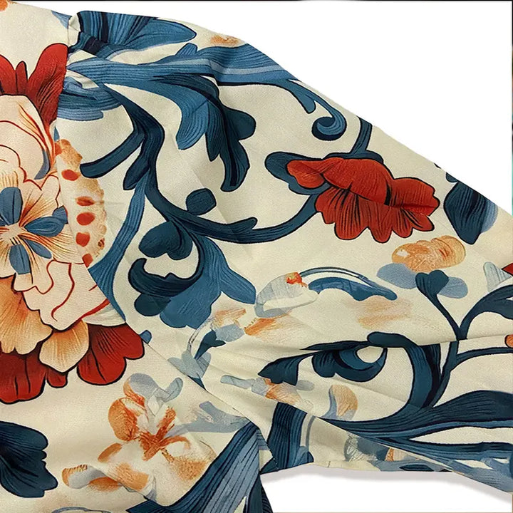 SASHA | BLOUSE À IMPRIMÉ FLORAL INTEMPOREL