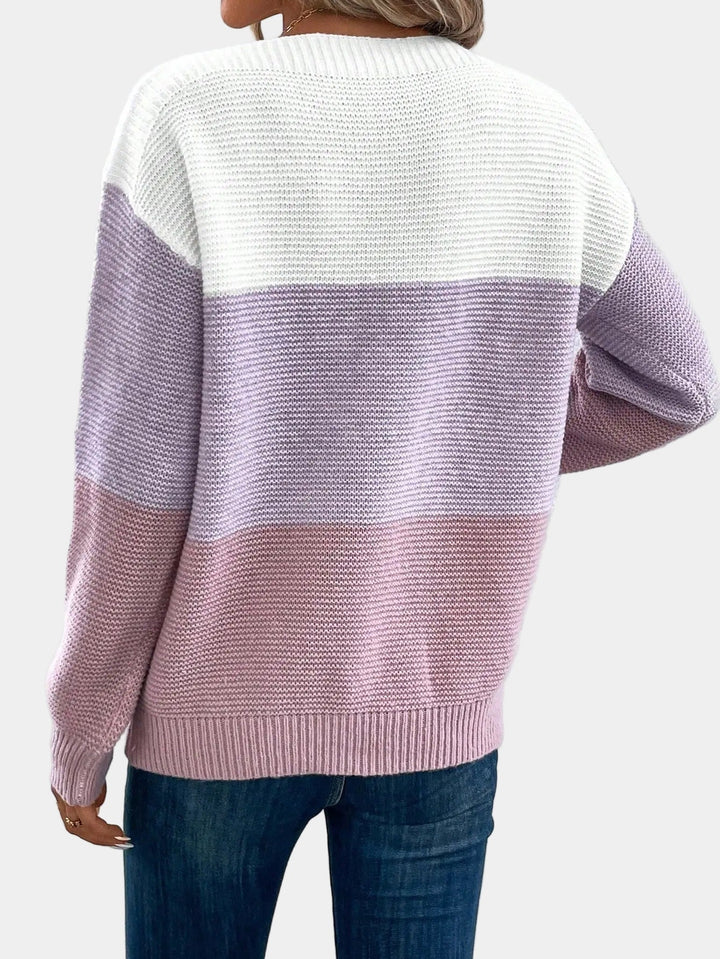 Cyraline | Pull Tricoté Ombre Stylé