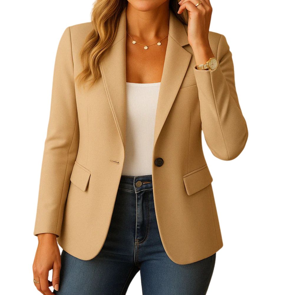 Clara | Blazer extensible à un bouton et col cranté
