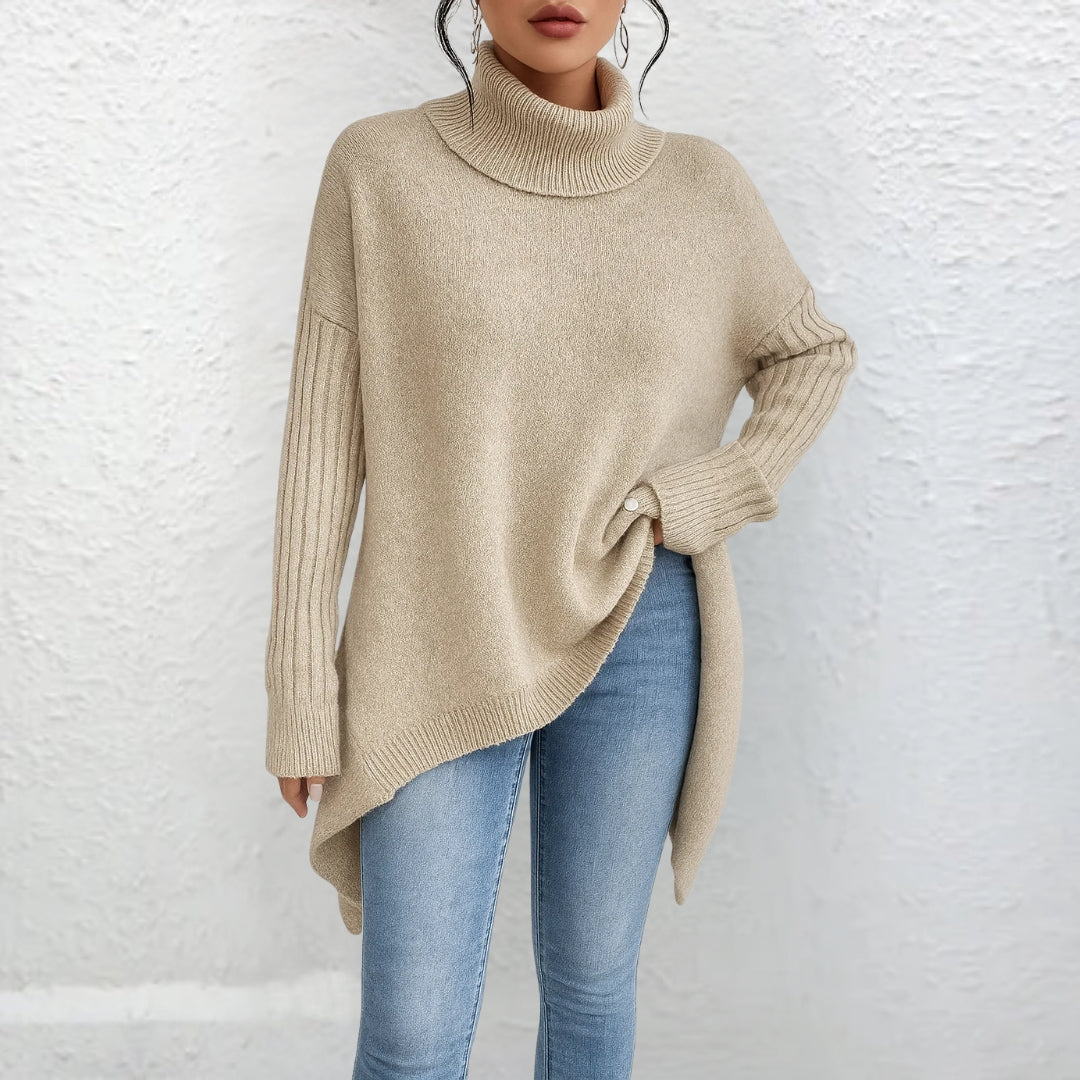 Brigit™ | Pull à col roulé décontracté