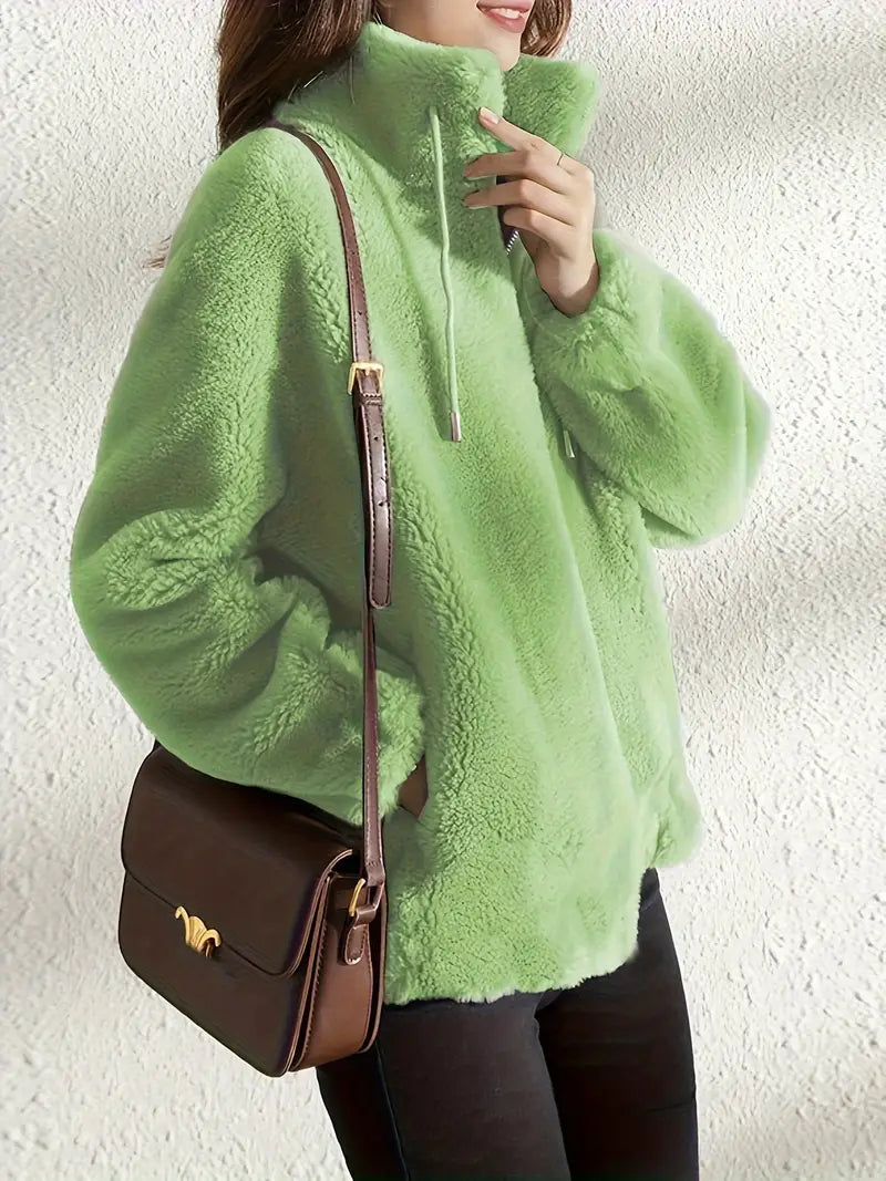 Maliza - Veste en Fleece Furry Élégante