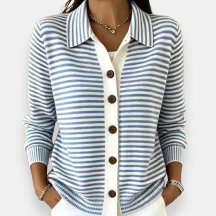 Paulette™ | Élégance Rayée Intemporelle