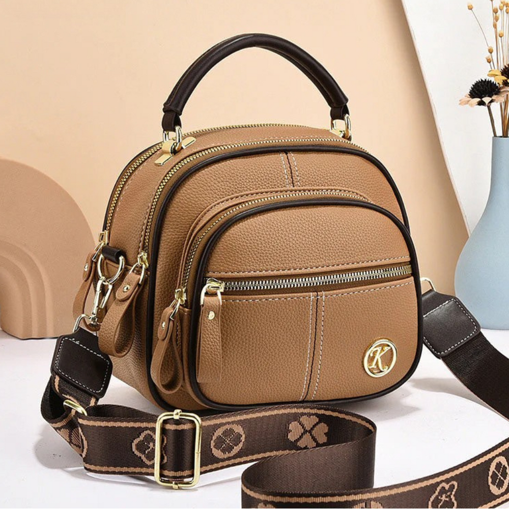 Megan | Sac bandoulière compact à compartiments multiples