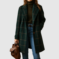 Lauren | Manteau classique à carreaux