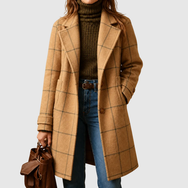 Lauren | Manteau classique à carreaux