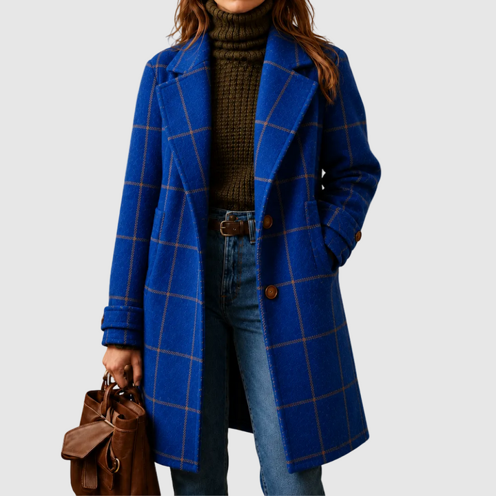 Lauren | Manteau classique à carreaux