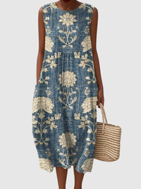Belle | Robe midi bohème élégante et fluide