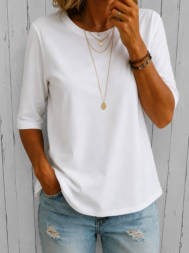 Pauline t-shirt confort - Blanc