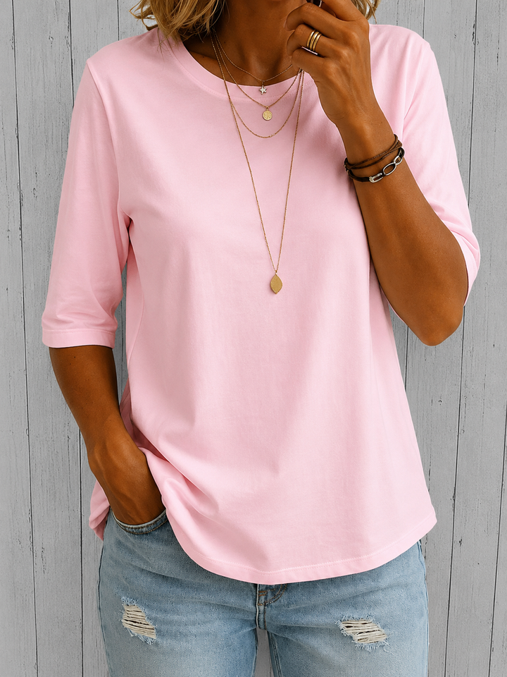 Pauline t-shirt confort - Rose