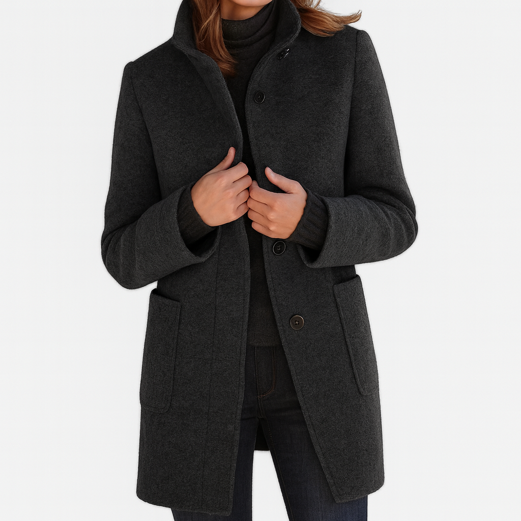 Ava | Manteau à Col Montant