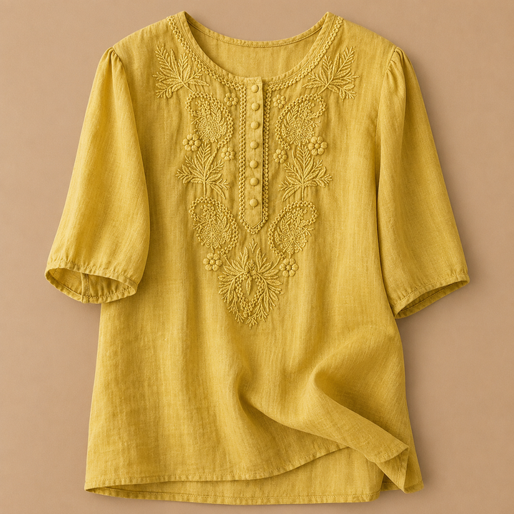 Verena | Blouse en Coton Lin