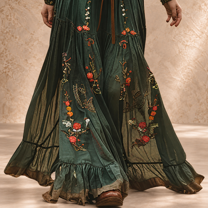 Hermine™ | Broderies Fleuries et Légèreté