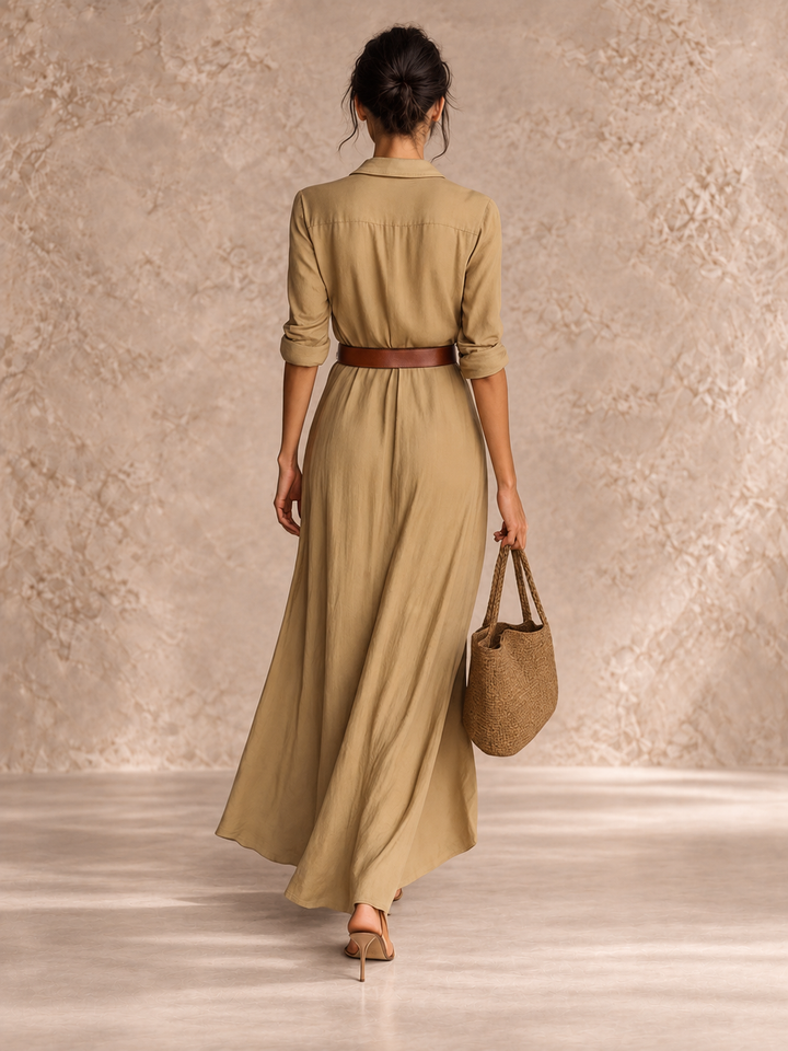 Violette™ | Robe Portefeuille, Ceinture Ajustable