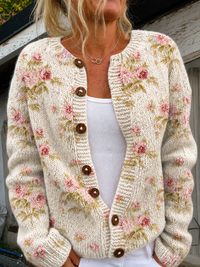 Kerensa™ | Cardigan à Imprimé Floral Vintage