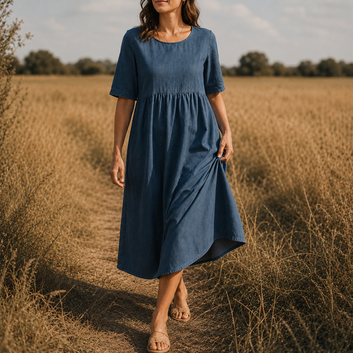 Robe Amelie | Midi Cintrée Silhouette Flatteuse