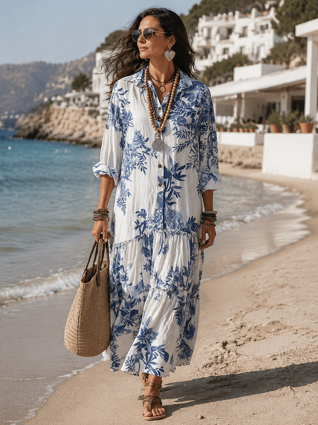 Pauline™ | Robe Maxi Fleurie & Légère