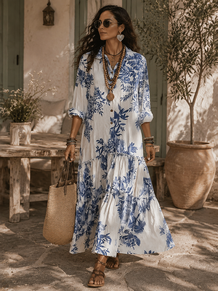 Pauline™ | Robe Maxi Fleurie & Légère