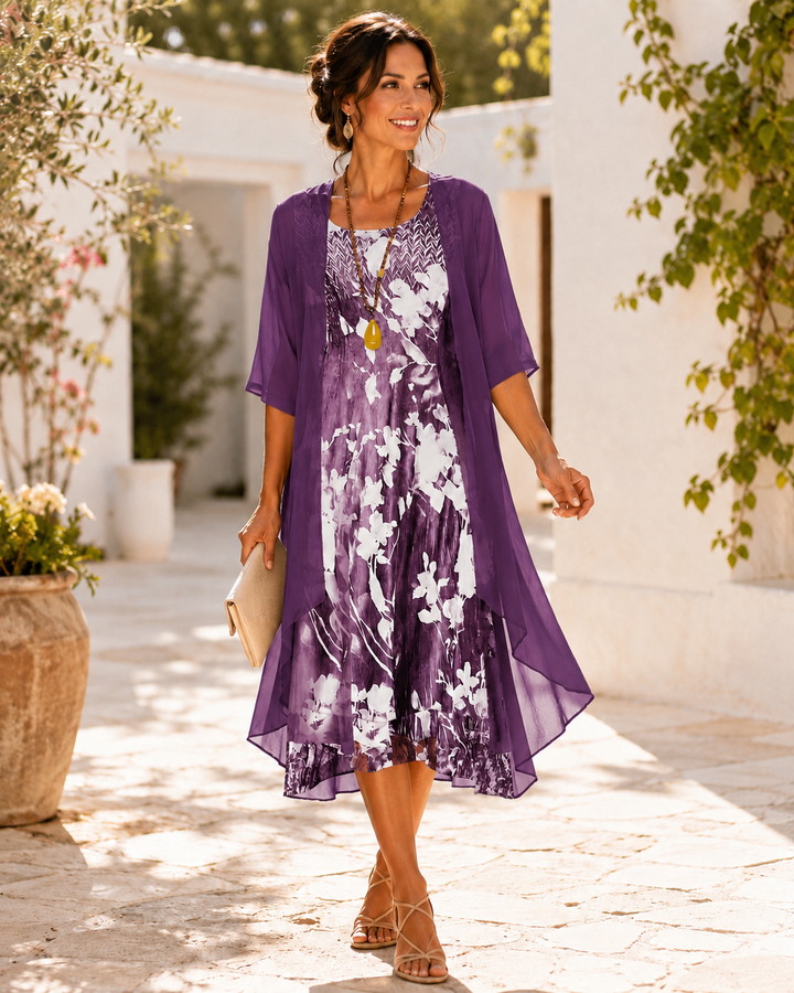 Olivia | Robe à Deux Couches Aérée pour Femmes