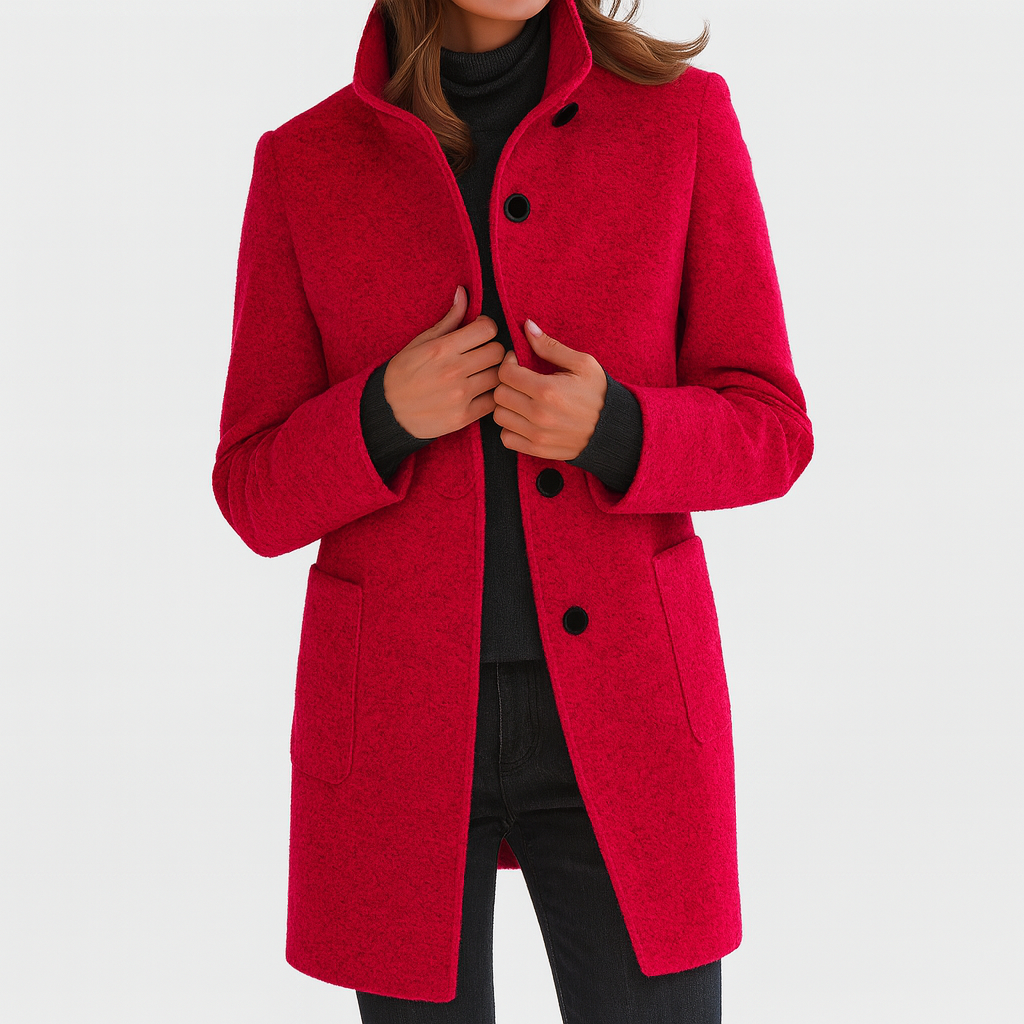 Ava | Manteau à Col Montant