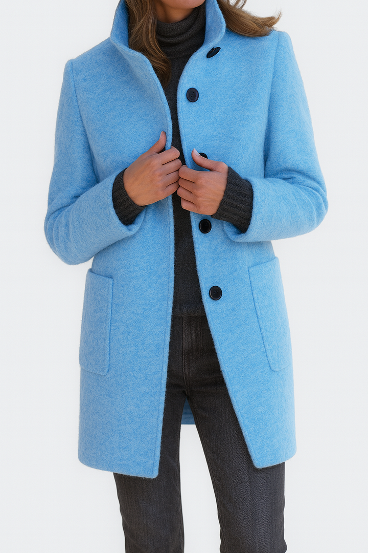 Ava | Manteau à Col Montant