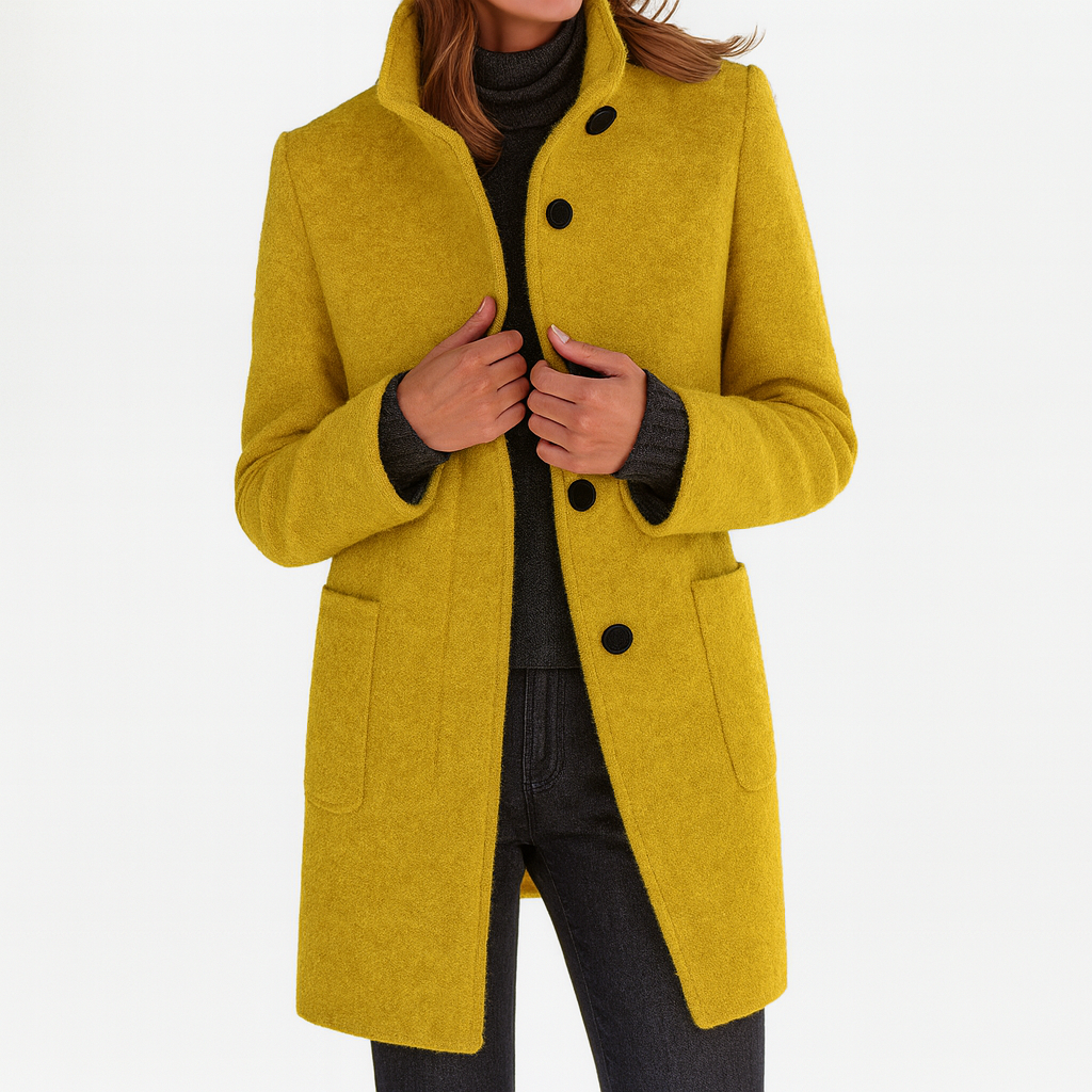 Ava | Manteau à Col Montant