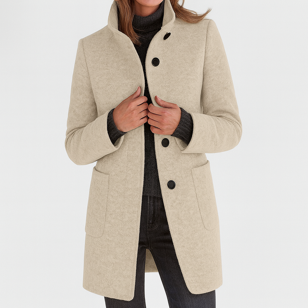 Ava | Manteau à Col Montant
