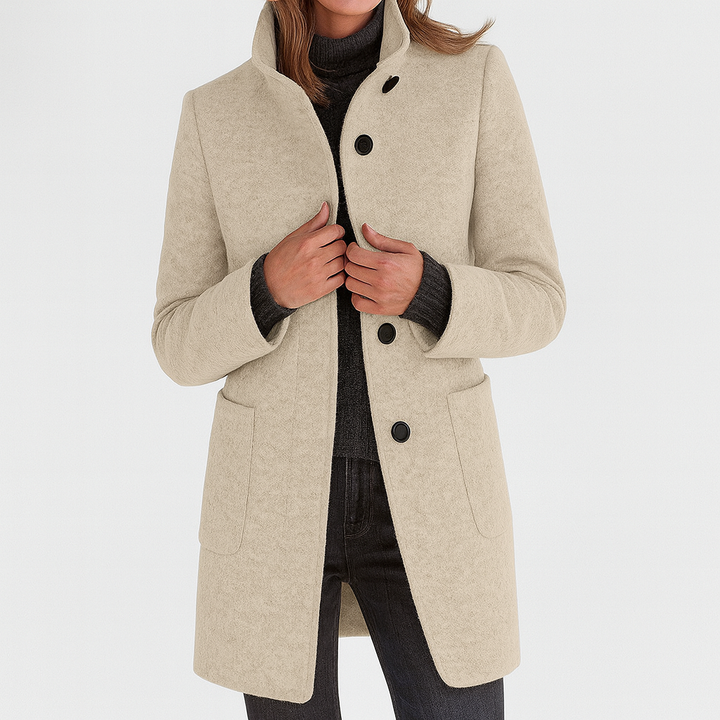 Pauline | Manteau pour Femmes avec Col Haut