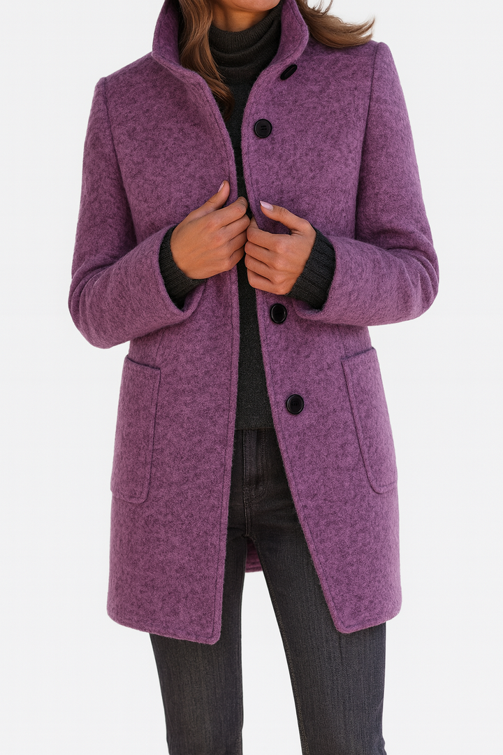 Pauline | Manteau pour Femmes avec Col Haut
