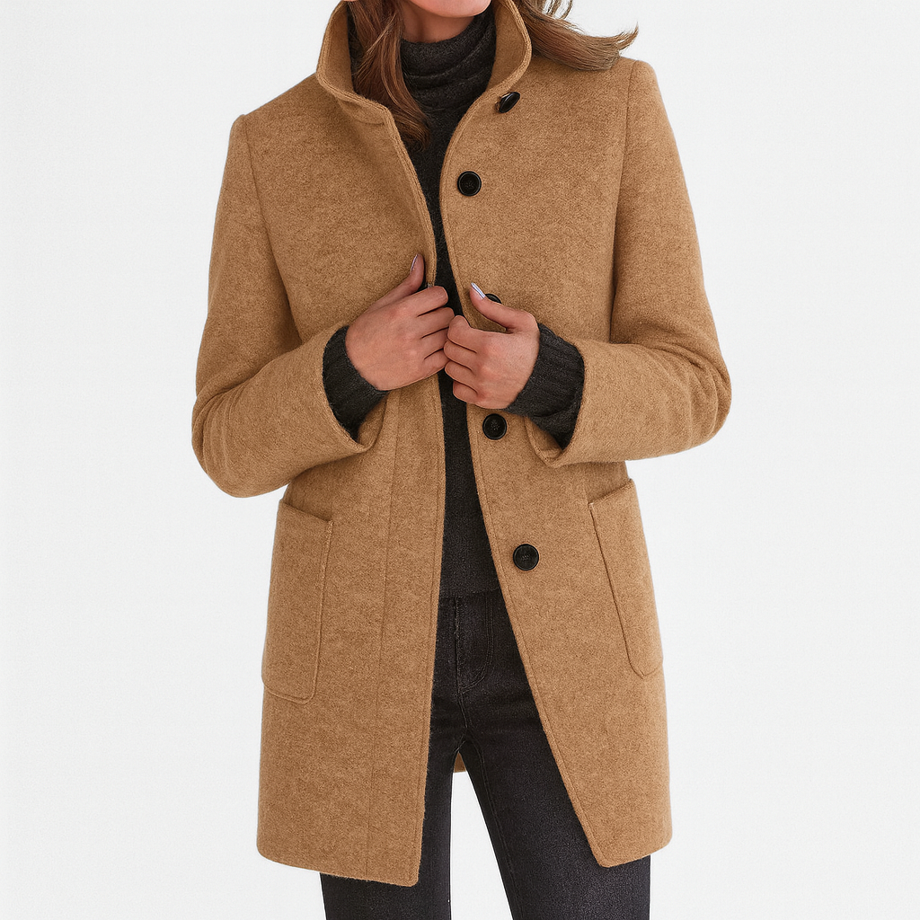 Ava | Manteau à Col Montant