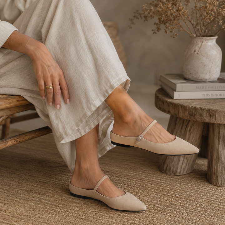 Orella | Mules en Cuir Véritable