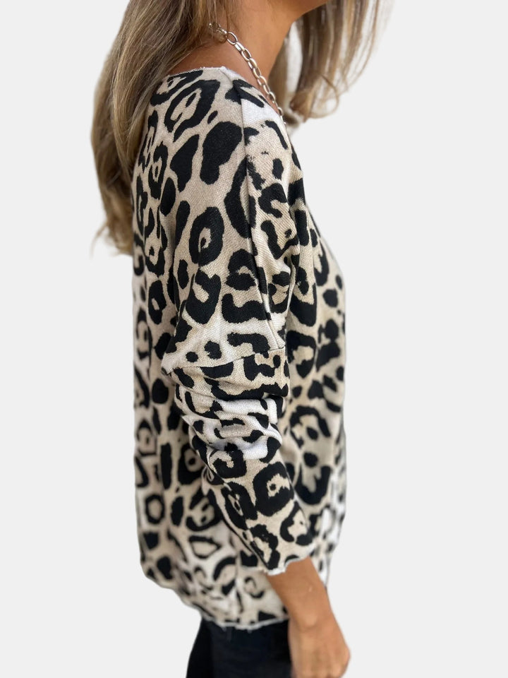 Greta | Blouse Imprimé Léopard