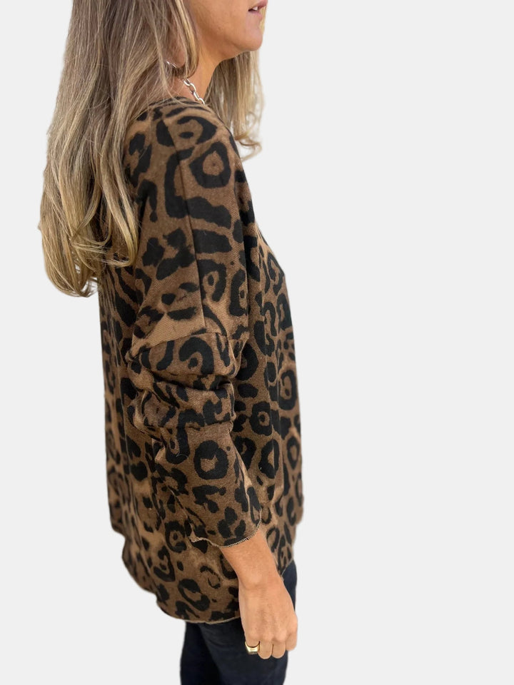 Greta | Blouse Imprimé Léopard