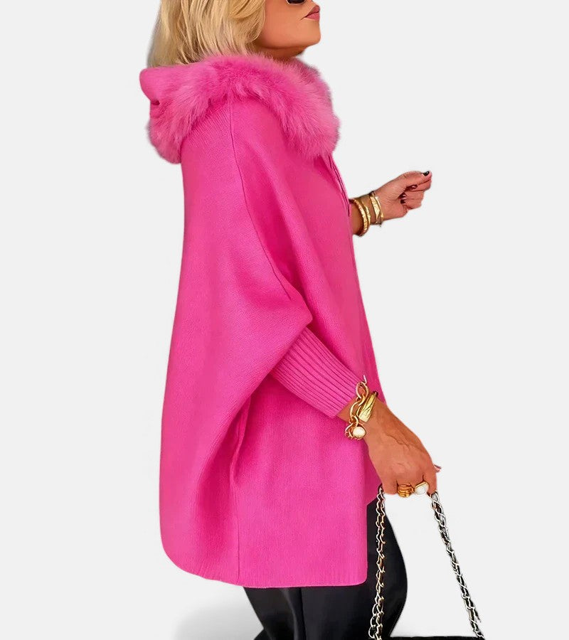 ARABELLE™ | Manteau à Capuche Décontracté avec Col en Fourrure