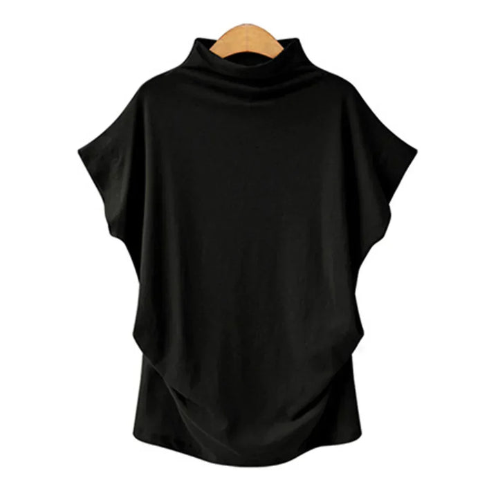 Lyra | Blouse à col roulé à manches courtes