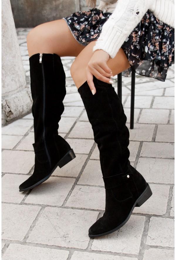 Clementine - Bottes en effet daim confortables et chaudes
