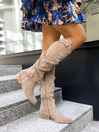 Clementine - Bottes en effet daim confortables et chaudes