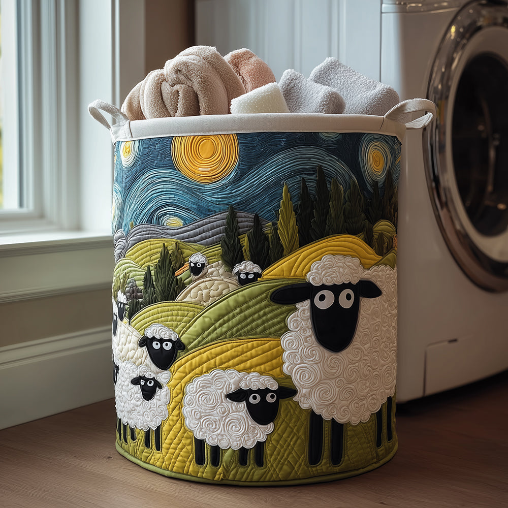 Matilda | Panier à linge matelassé Lamb Meadow