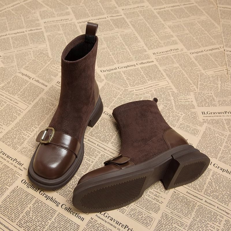 Scarlet | Bottes en suède confort quotidien