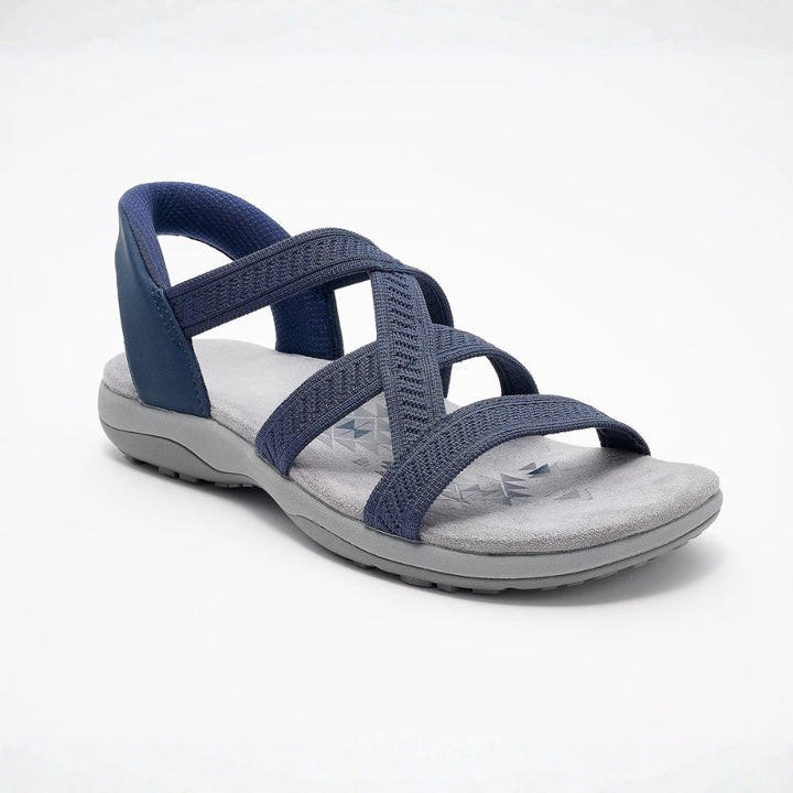 Marielle | Sandales Crossover Tricot Reggae