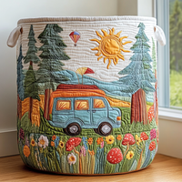 Marielle™ | Panier Matelassé Camping au Bord du Lac