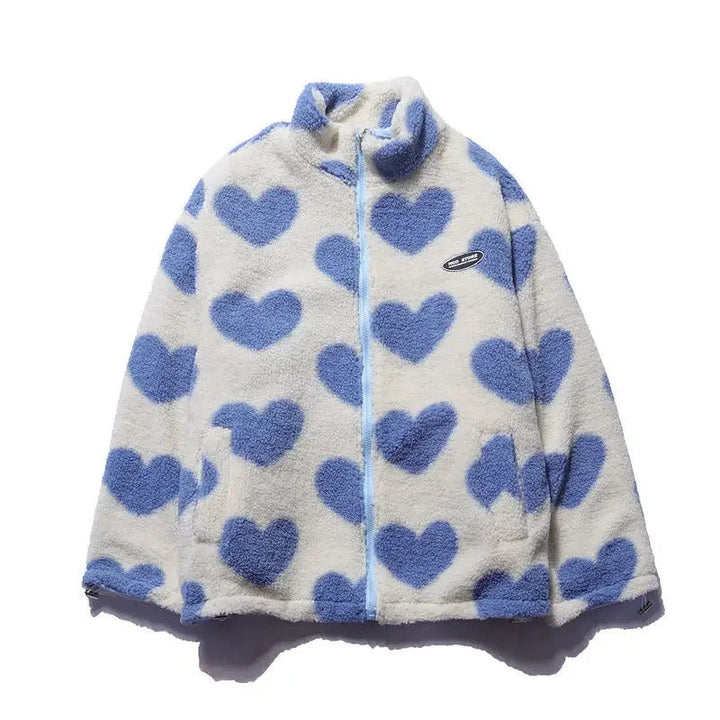 Mia | Veste réversible avec cœurs