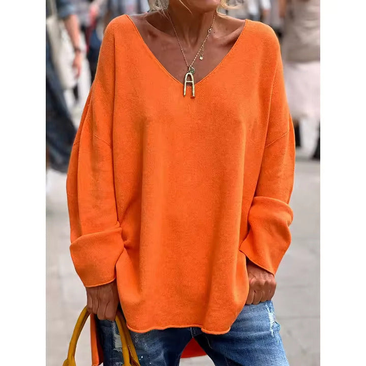 MONICA | BLOUSE ÉLÉGANTE À COL EN V DÉCOLLETÉ