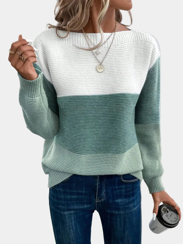 Cyraline | Pull Tricoté Ombre Stylé