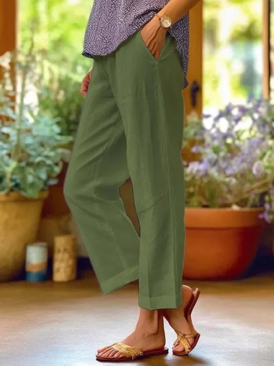 Hélène | Pantalon en lin côtier