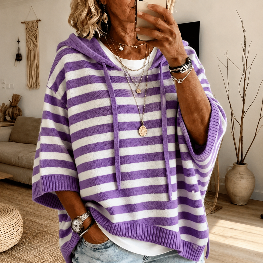 Doris™ | Rayures Gaies, Douceur Tricotée