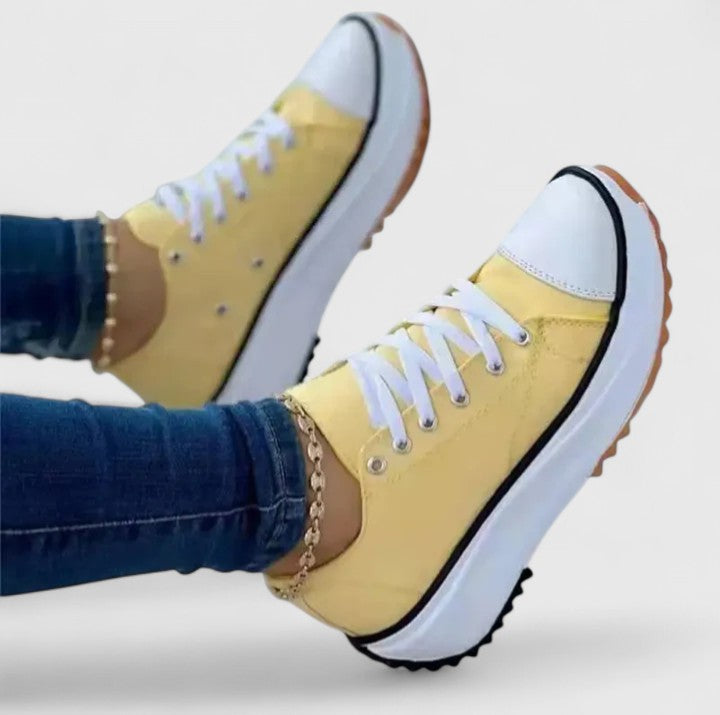 Solenya | Baskets à plateforme colorées pour femmes